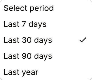 Period Filtering
