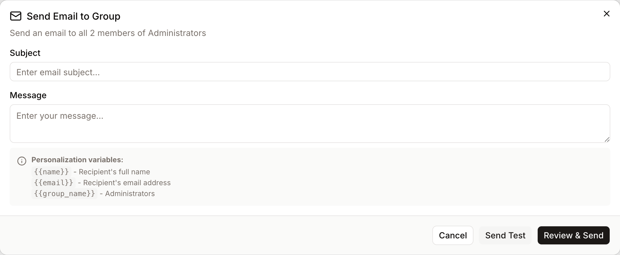 Email Group Members