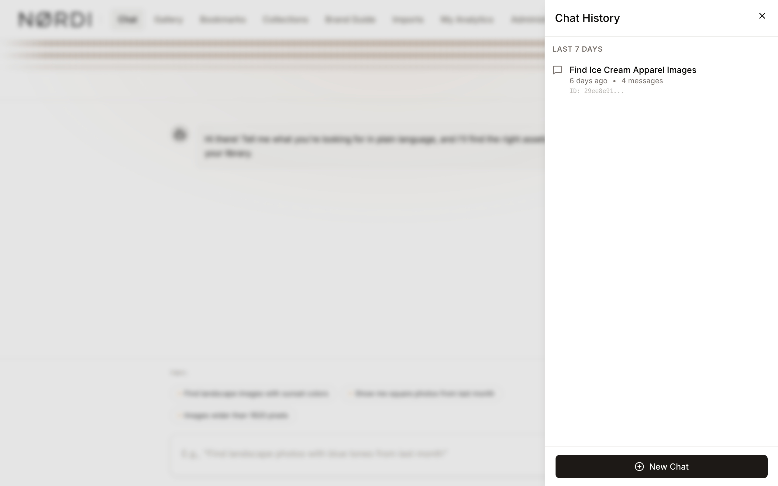 Session History Sidebar