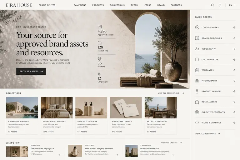 Eira House brand center homepage, Eira Mallorca, Opening Summer 2027